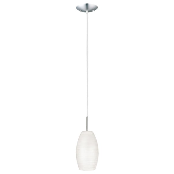 88953A-Eglo Lighting-Batista 1 - 1 Light Pendant In Transitional Style-7.88 Inches Tall and 4.75 Inches Wide -Traditional Installation