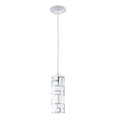 thumbnail image 1 of 92562A-Eglo Lighting-Bayman - One Light Mini Pendant-Chrome Finish-White Glass Color   -Traditional Installation, 1 of 2