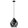 thumbnail image 1 of Eglo Lighting - Carlton 1 - 1-Light Pendant - Black and Copper-Black/Silver, 1 of 2