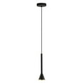 thumbnail image 1 of Eglo Lighting - Cortaderas - 1-Light Led Gu10 Mini Pendant - Matte Black - Gold, 1 of 3