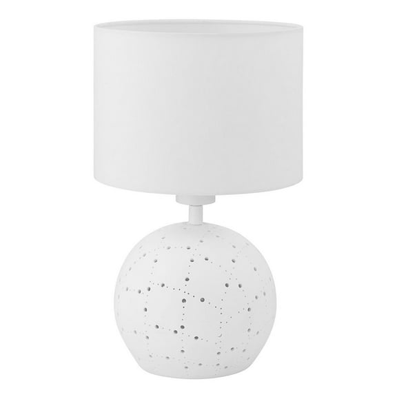 Eglo Lighting - Montalbano - 1-Light Table Lamp - Round Base - White Finish -