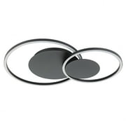 إضاءة Eglo - Palma - 24W 2 LED Flush Mount-2 Inches Tall و 15.75 Inches