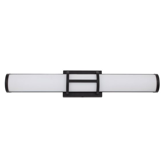 Eglo Lighting - Ramaro - 1-Light LED Vanity Light - Matte Black - Acrylic -24