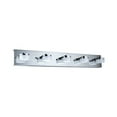 thumbnail image 1 of 201495A-Eglo Lighting-Romendo - 5-Light Led Wall Light - Chrome - Clear - Satin Plastic Bulb Shade Covers, 1 of 2