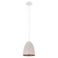 thumbnail image 1 of 204082A-Eglo Lighting-SarabiaP - 1 Light Pendant-8.66 Inch Tall and 7.48 Inch Wide-Matte White/Pastel Apricot/Copper Finish, 1 of 2