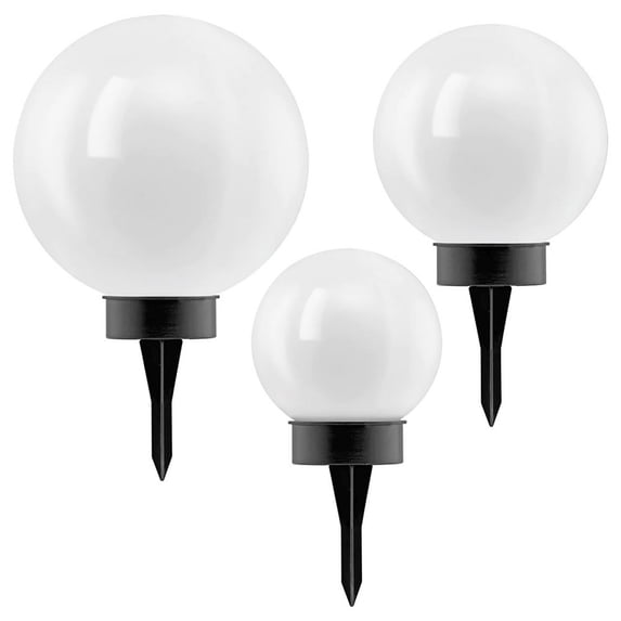 Eglo Lighting - Solar - 0.5W 1 LED Outdoor Path Light (Set of 3)-10 Inches Tall