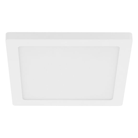 203678A-Eglo Lighting-Trago 9-S - 1-Light Square Led Ceiling / Wall Light - White Finish - White Acrylic
