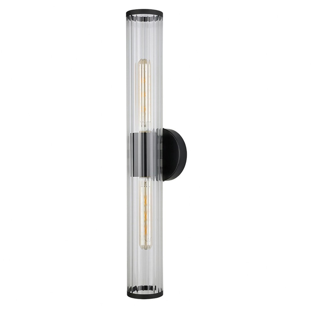 204539A-Eglo Lighting-Varvara - 2 Light Bath Vanity-4.75 Inches Tall and 3.25 Inches Wide-Black Finish