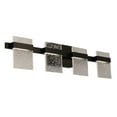 thumbnail image 1 of Eglo Madrona 31 Inch 4 LED Glass Bathroom Vanity Wall Light, Black, 1 of 2