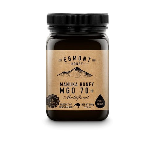 Egmont Honey 70 MGO Manuka Honey 500g, British Import (Pack of 2)