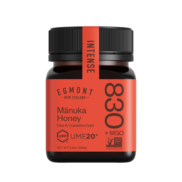 Egmont Raw Manuka Honey UMF 20+ MGO 830+ - 100% Pure New Zealand
