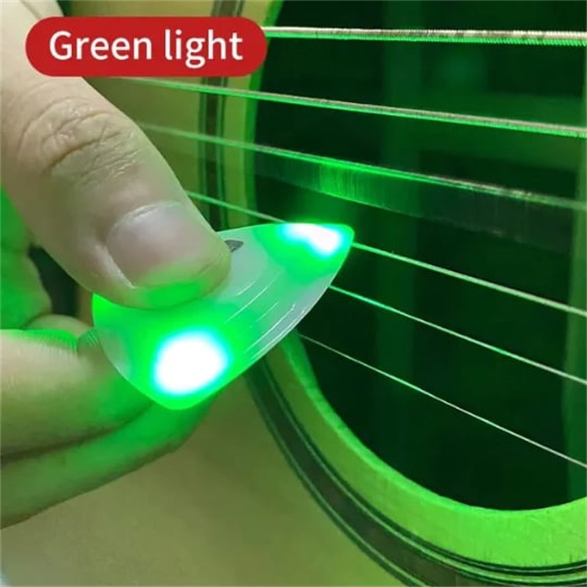 Egmy OrnamentsLight Up Guitar Pick the Guitar LoversLED Luminous