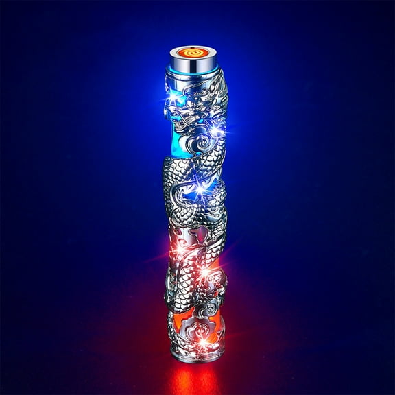 Egmy Rechargeable Lighter Blow A Colorful Flash Lighter