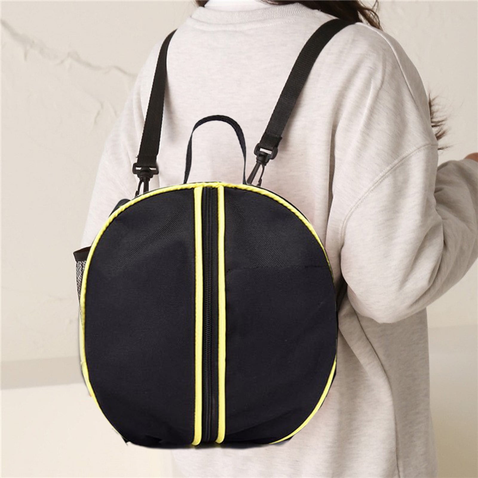 Zippered For Golf Tee Ball Storage Bag Holder With Carabiner