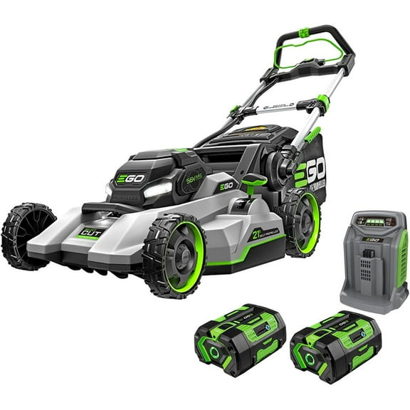 Ego 21 Inch Select Cut Self-Propelled Mower With Touch Drive And 6Ah Battery 2Pk