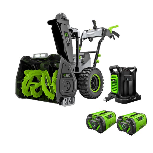 Ego 28 In Snow Blower Kit SelfPropelled 2Stage With Two 12Ah