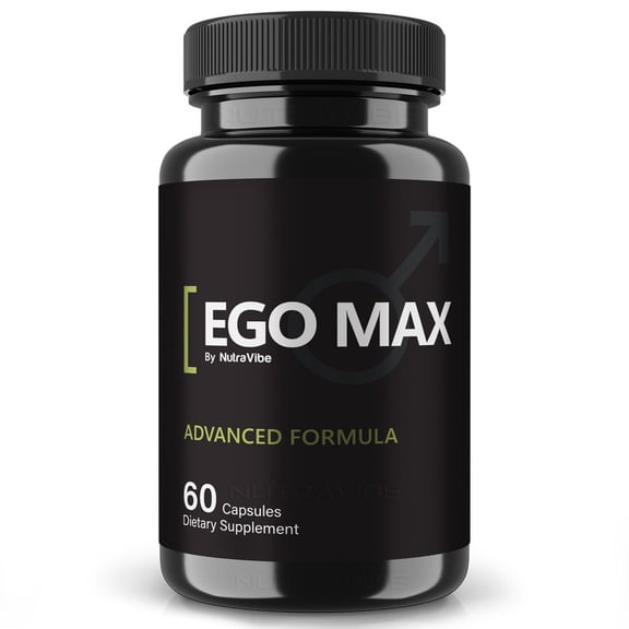 Ego Max  Original EgoMax Capsules with a Natural Daily Blend for Energy & Wellness |Clean, Gentle, Easy-to-Swallow Pills (60 Capsules)