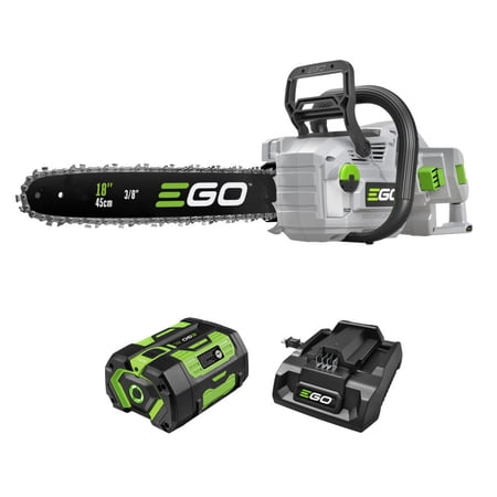 Ego Power+ 18 Inch Chain Saw Kit With 6 Ah Battery And 320W Charger
