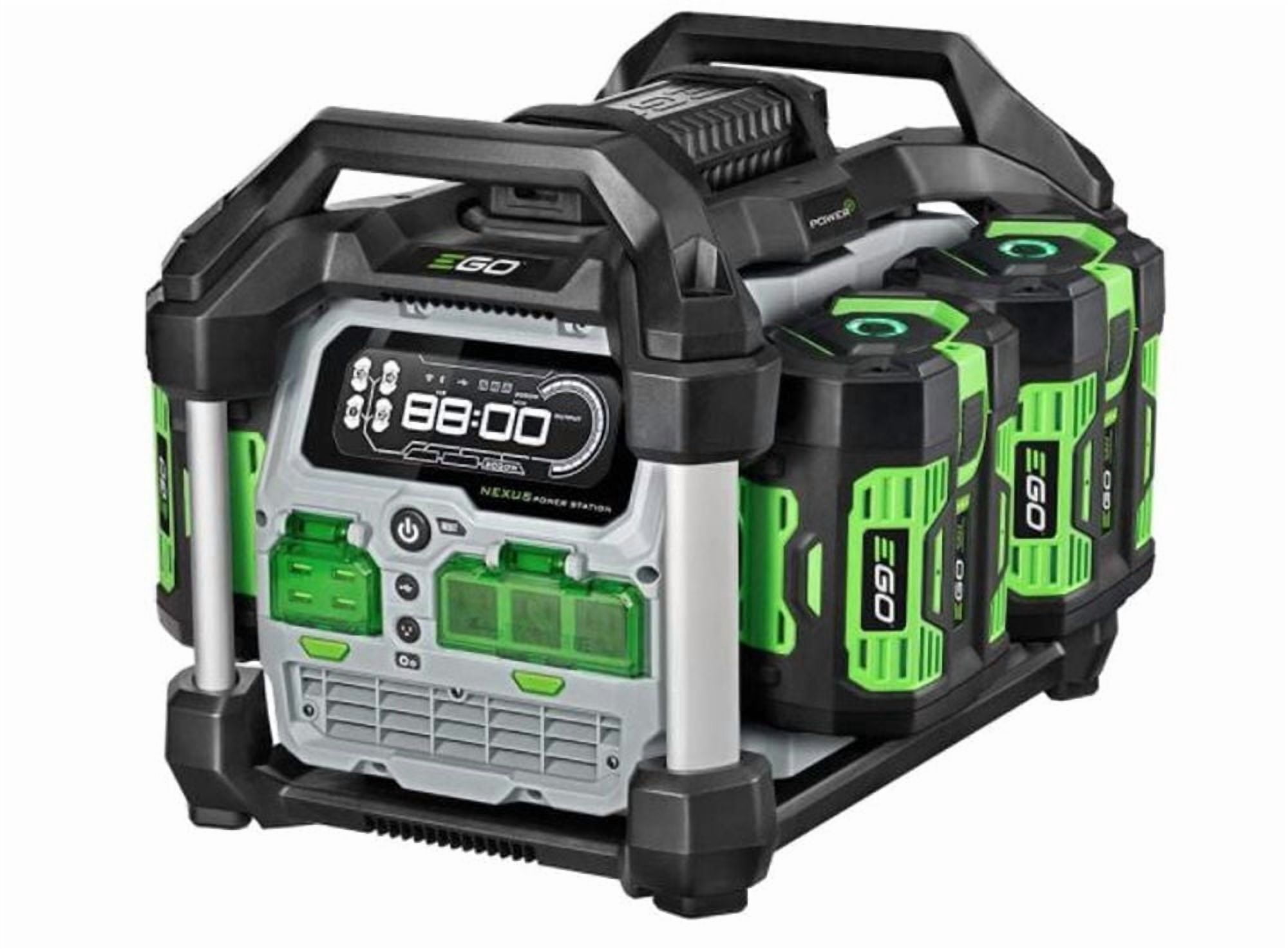 Ego Power+ Nexus 3,000 Watt 5.0Ah Lithium-Ion 4 Battery Portable Power Station Kit