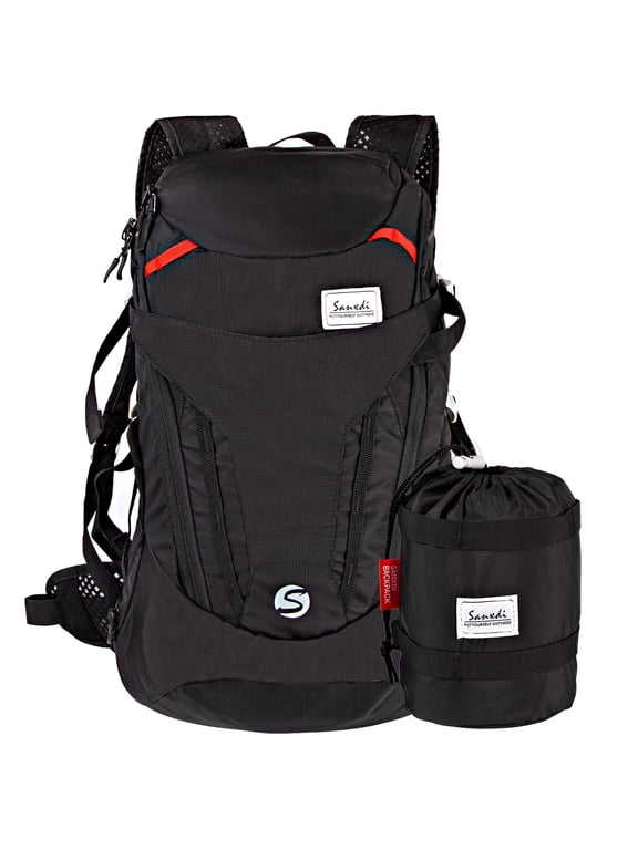 28L Foldable Backpack - Lightweight Hiking Pack for Cycling, Travel, Camping & Trekking, Water-Resistant Daypack for Men & Women