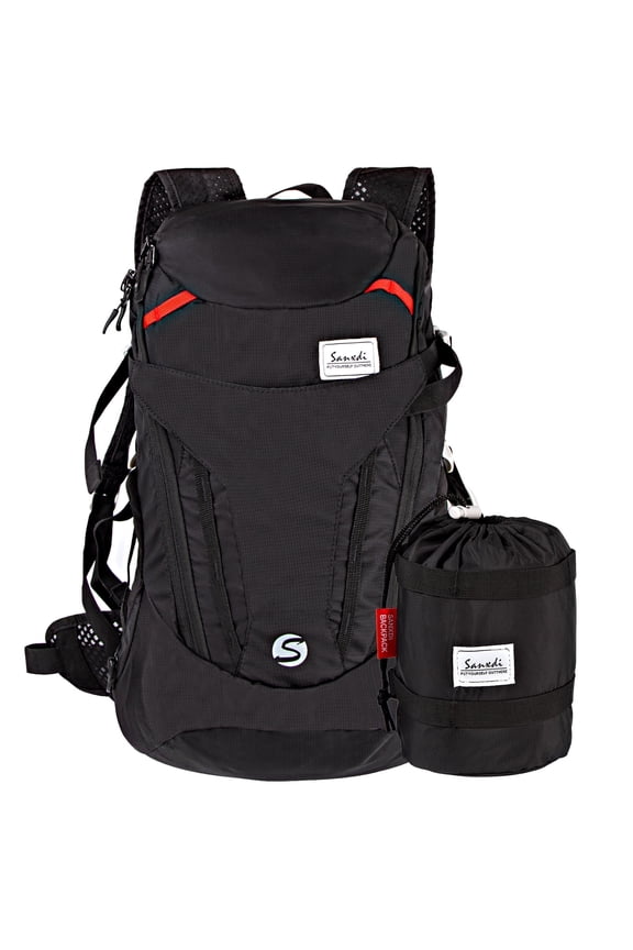 28L Foldable Backpack - Lightweight Hiking Pack for Cycling, Travel, Camping & Trekking, Water-Resistant Daypack for Men & Women