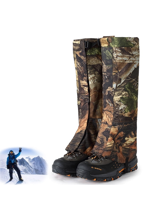 Hiking Leg Gaiters Bite protection for Lower Legs Water-resistant Anti-Tear Snow Boot Gaiters for Men Wome