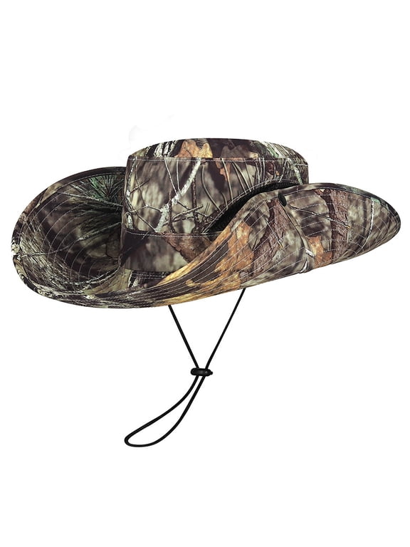 Leaf Camouflage Outdoor Mountain Climbing, Dead Wood Jungle Hat, Fishing Sun Protection and Shading, Large Eave Breathable Penney Hat