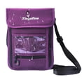 thumbnail image 1 of Egoelife Passport Holder Waterproof RFID Blocking Nylon Neck Pouch with Vaccine Card Slot Men Women - Purple, 1 of 6