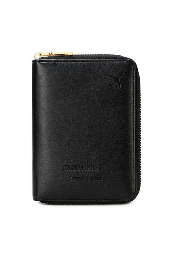 RFID Blocking Passport Holder Leather Passport Travel Wallet Credit Card Holder Passport Cover for Women Men