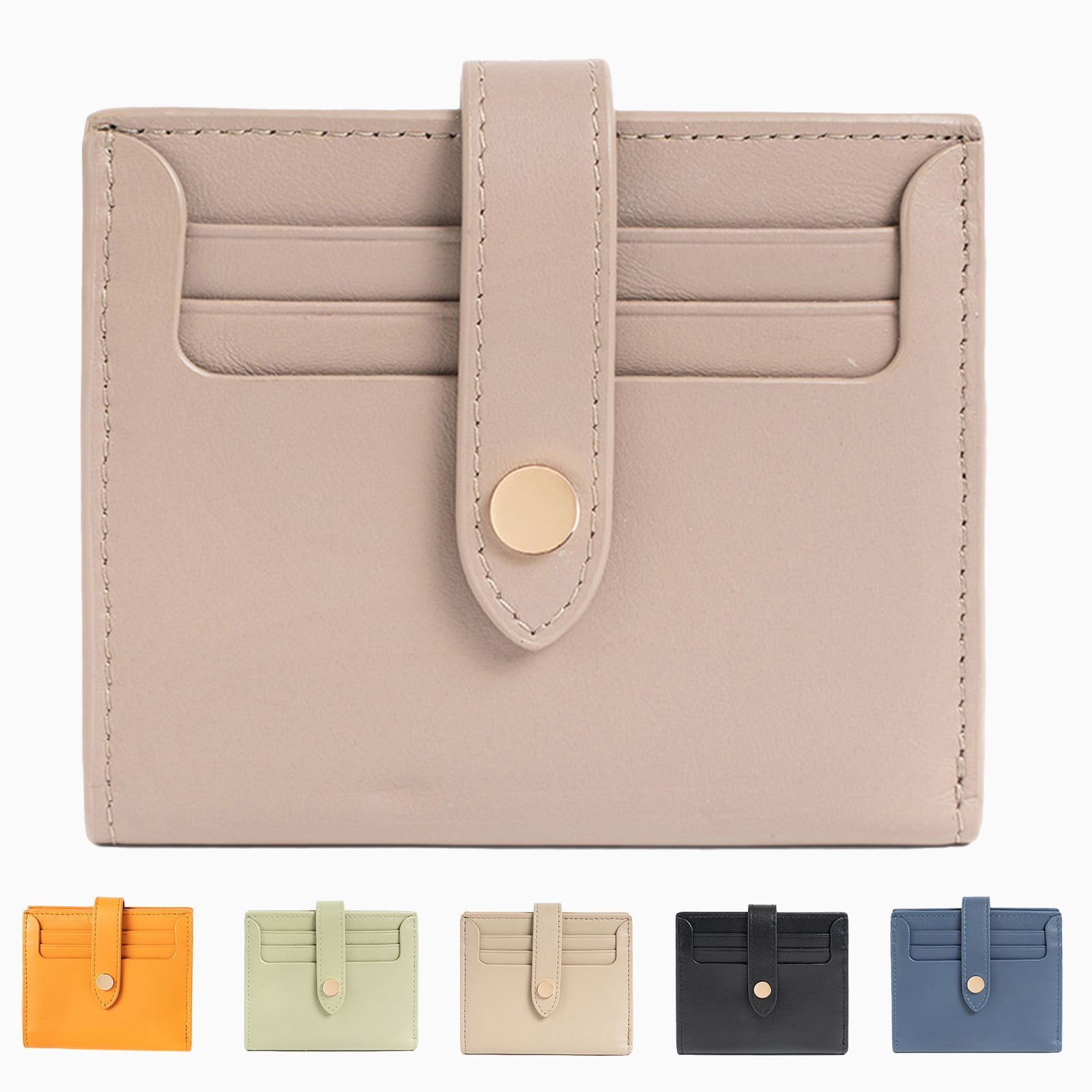 Egoelife Small Women Wallet PU Leather Compact Coin Purse Zipper Cash ...