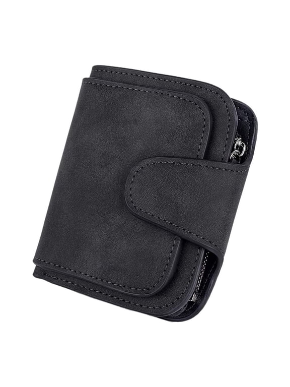 Small Women Wallets Trifold Ladies Purse Credit Card Coin Holder Wallet Organizer