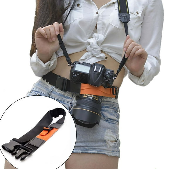 Egoelife Waist Belt Holster Hanger Strap Buckle for Digital SLR DSLR Camera Widow Kit for Camera