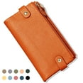 thumbnail image 1 of Egoelife Women Wallet Leather Tri-fold Ladies Purse Cute Small Zipper Pocket Lightweight Coin Cash and Card Holder with ID Window, 1 of 7