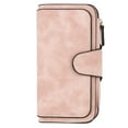 thumbnail image 1 of Egoelife Women Wallet Soft PU Leather Trifold Purse Large Capacity Credit Card Holder Zipper Coin Pocket Clutch with ID Window, 1 of 7