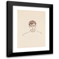 thumbnail image 1 of Egon Schiele 14x18 Black Modern Framed Museum Art Print Titled - Portrait of Paris by Gutersloh (1918), 1 of 5