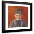 thumbnail image 1 of Egon Schiele 15x16 Black Modern Framed Museum Art Print Titled - Self -Portrait Against Red Background (1906), 1 of 5