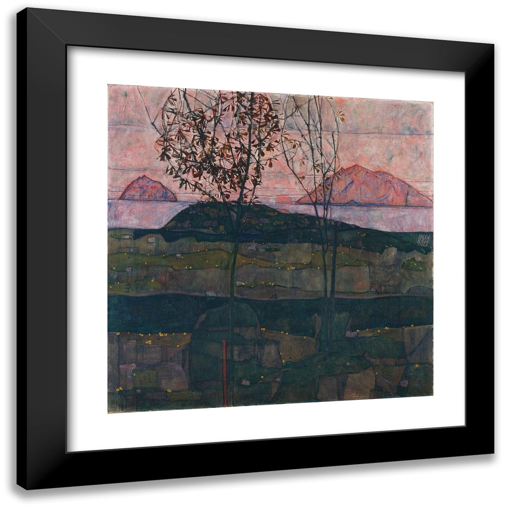 Egon Schiele 20x20 Black Modern Framed Museum Art Print Titled egon-schiele-20x20-black-modern-framed-museum-art-print-titled