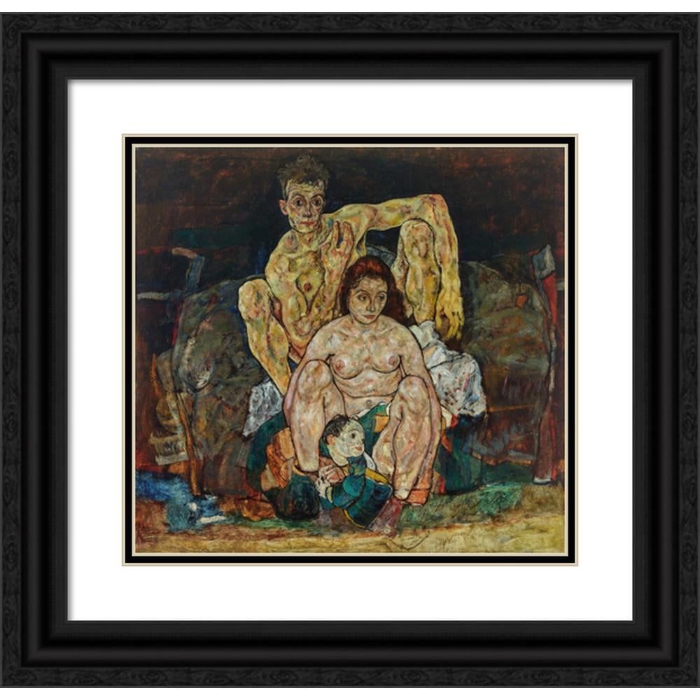 Egon Schiele 線画 木製フレーム付き Amazon.co.jp: エゴンシーレ・[Egon Schiele] プリキャンバス複製画