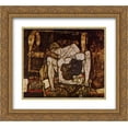 thumbnail image 1 of Egon Schiele 2x Matted 24x20 Gold Ornate Framed Art Print 'Blind Mother', 1 of 2