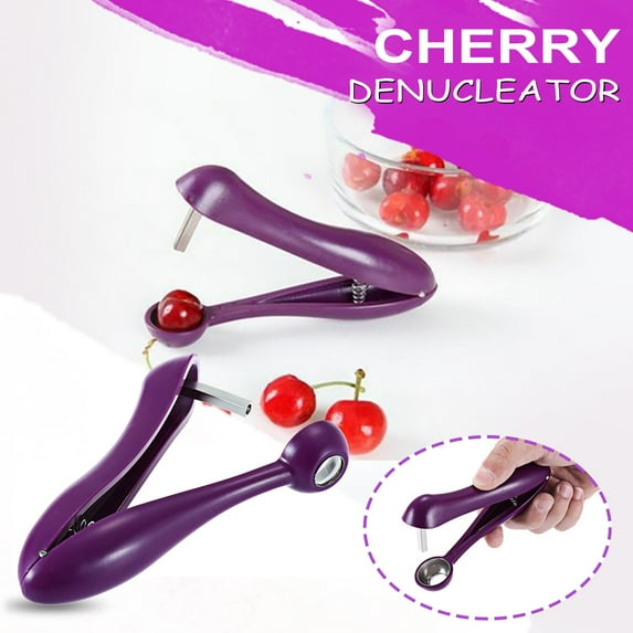 Egooesam Cherry Pitter Tool, Olive Pitter Tool, Cherry Pitter Tool Remover, Heavy-Duty Cherry Pit Remover with Space-Saving Lock Design for Cherry Pie and Jam and Cocktail Cherries