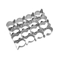 thumbnail image 1 of Egooesam Fish Cracker Cutter, Fish Cookie Cutter Bone Shape 16 Cavity Mold, Non-stick Dough, Stainless Steels Cookie Cutters Mold for Baking, 1 of 4