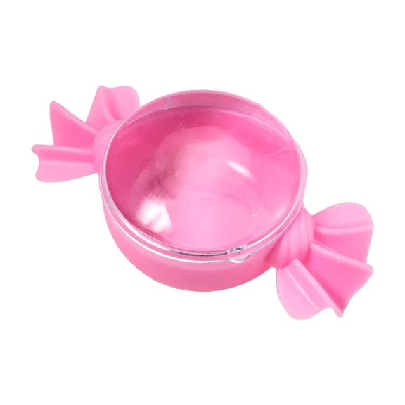 Egooesam Hearts Candy Boxes with Lids, Filled Candy Box Case Plastic Container Heart Candy Holder Party Favors Birthday for Exchange Presents Party Supplies Prizes