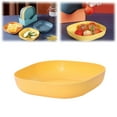 thumbnail image 1 of Egooesam Large Wheat Straw Dinner Plates Square Lightweight Wheat Straw Plates Deep Dinner Dishes Camping Dinnerware for Serving Pasta Fruit Dishwasher & Microwave Safe, 1 of 7