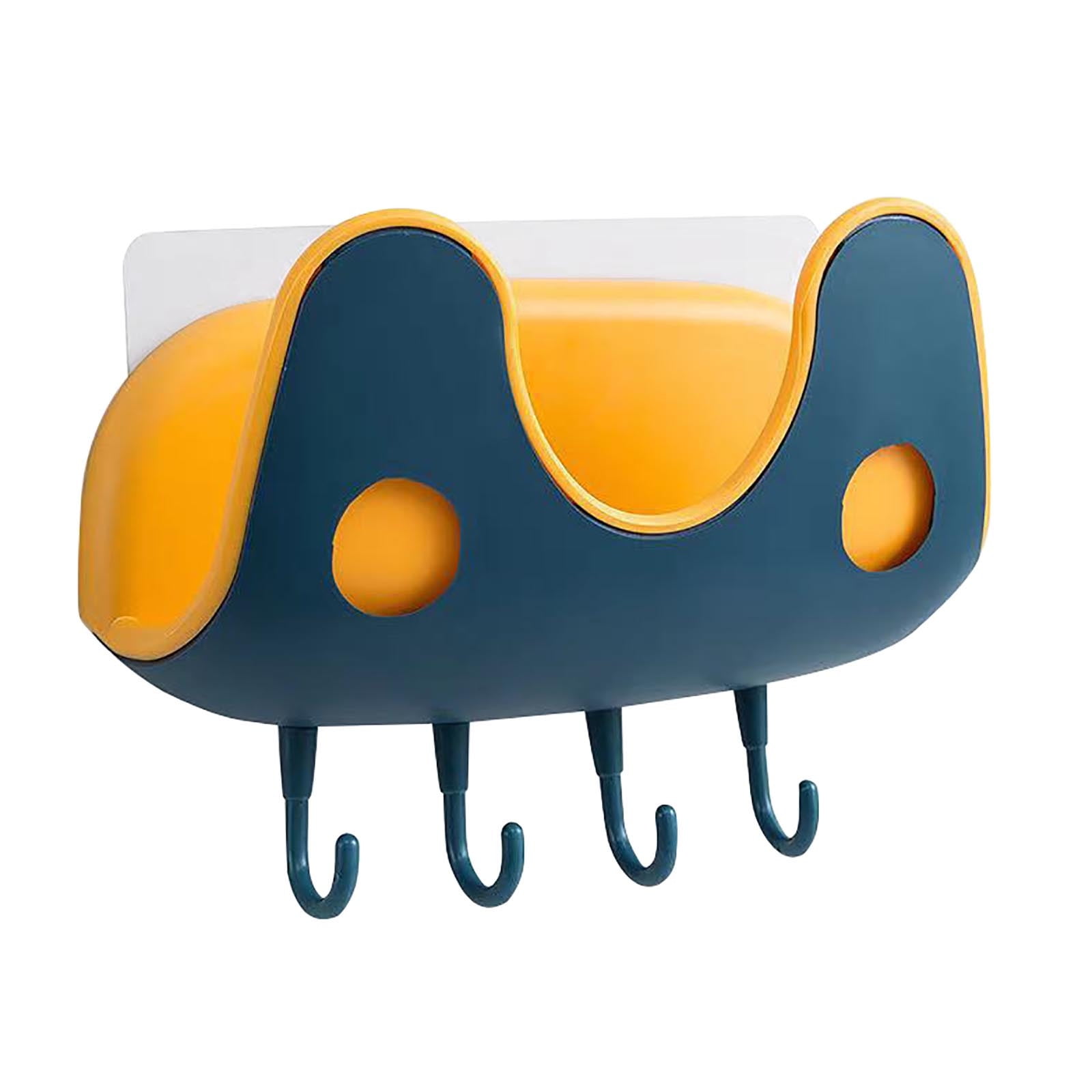 Egooesam Shelf,Wall Mounted Cutting Board Pot Lid Rack Multifunctional