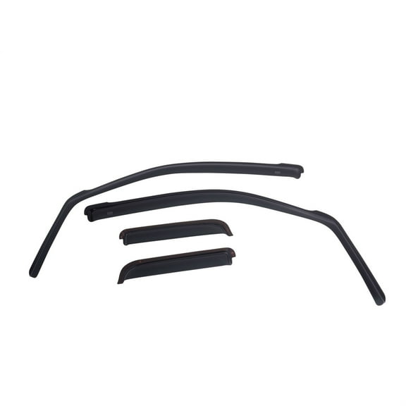 Egr 02-08 Ram 1500/02-09 Ram 2500/3500 Quad Cab 4-Piece In Channel Slimline Windowvisors, Dark Smoke Fits select: 2002-2003,2005 DODGE RAM 1500