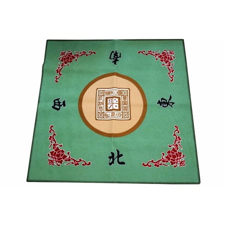 Egreaten Mahjong Paigow / Card / Game Table Cover Mahjongg Mat Green