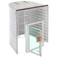 thumbnail image 1 of Egress Window Well Kit - Complete Basement Egress Window Kit - Includes Argon-Filled Basement Windows, Windows Well, Ladder and Wells Cover - White, 49"L x 36"W x 72"D, 1 of 6