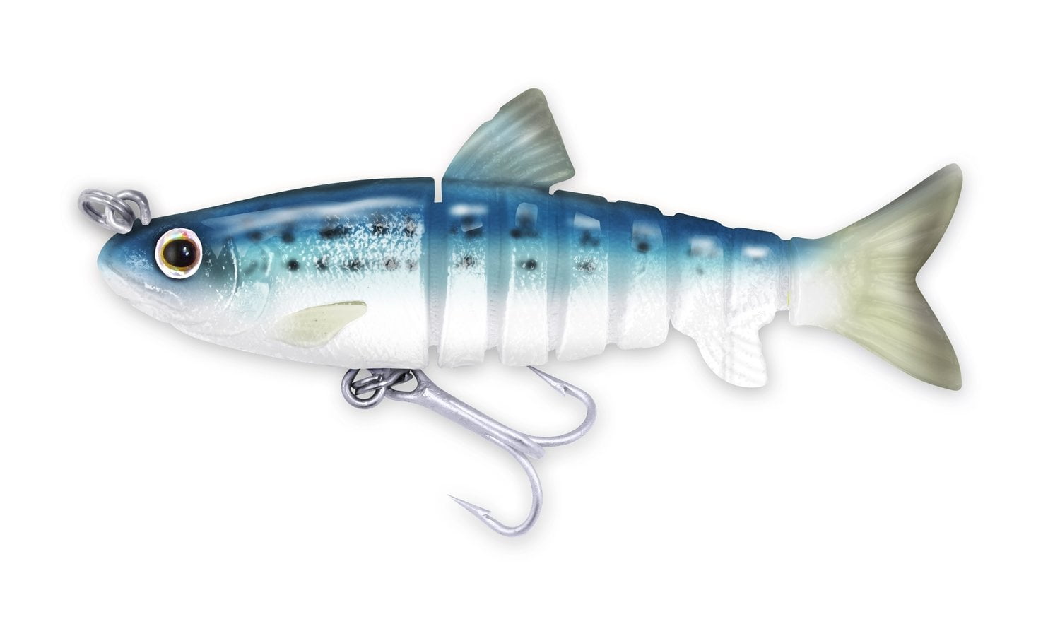 Egret Baits Vudu Mullet 3.5" Softbait, Blue Back Herring