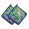 thumbnail image 1 of Egret Pair of Pot Holders, 1 of 3