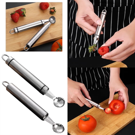 Eguiwyn Clearance Kitchen Utensils Set, Stainless Steel 1*Core Remover, Walmart Savings Kitchen Clip, 6.63* 0.78* 0.78 Inches Hot Sale! Kitchen Utensils Set, 0.07lb